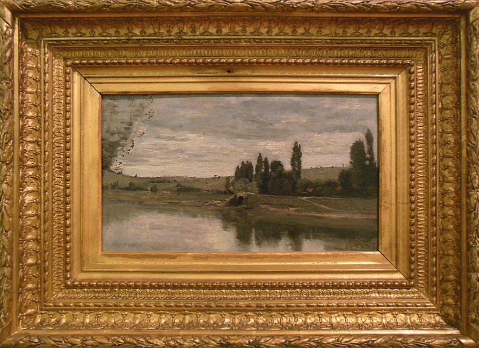 "Le déversoir de l'étang de Ville-d'Avray", Camille Corot,…