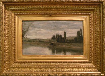 "Le déversoir de l'étang de Ville-d'Avray", Camille Corot,…