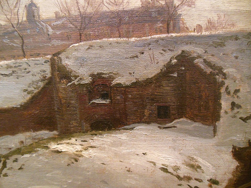 "Effet de neige du haut de mon balcon" (détail), Charles D…