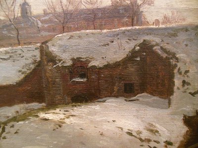 "Effet de neige du haut de mon balcon" (détail), Charles D…