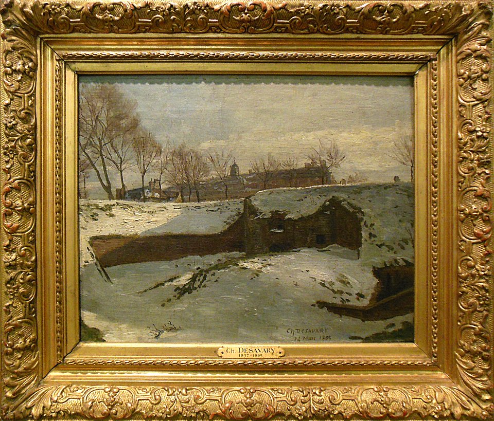 "Effet de neige du haut de mon balcon", Charles Desavary, …
