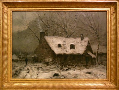"Temps de neige", Emile Breton, 1888.