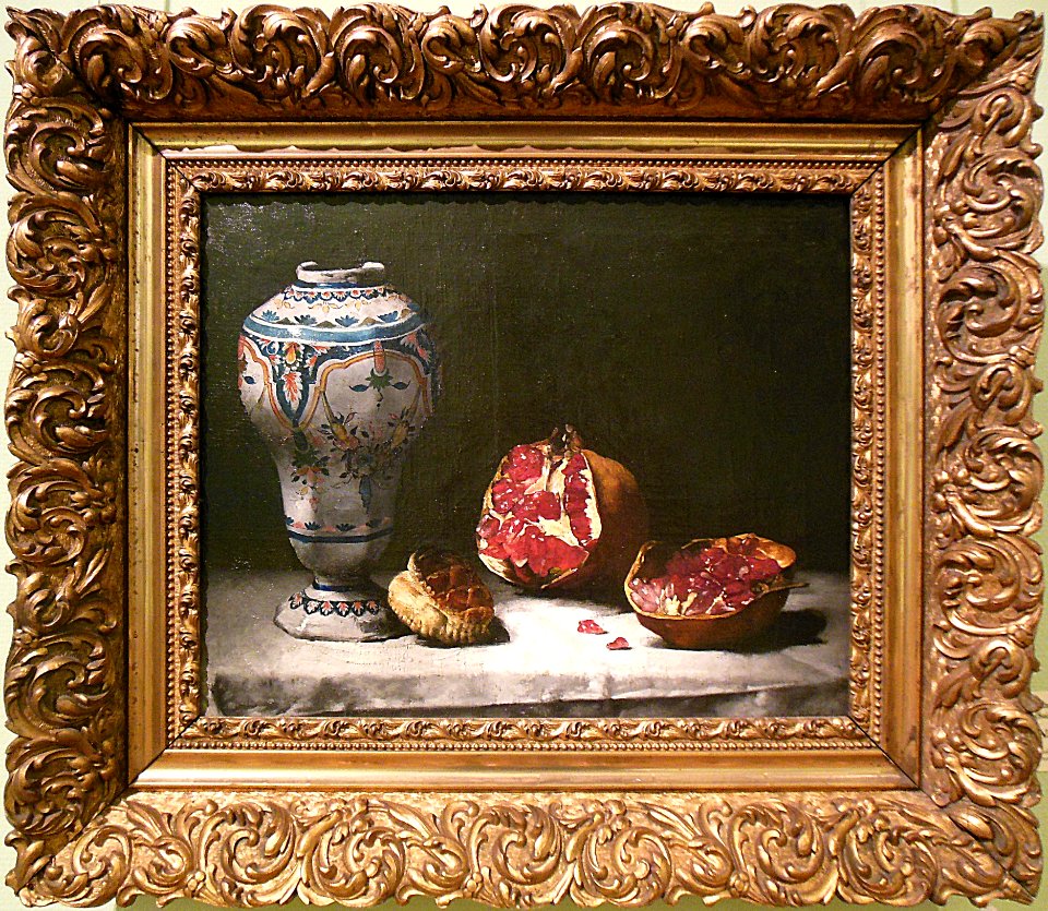 "Nature morte à la grenade", Théodule Ribot.