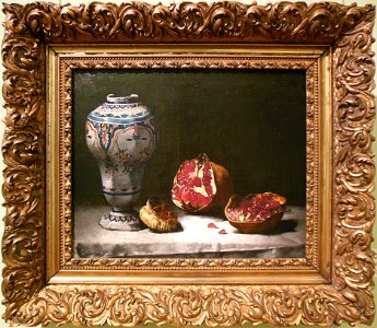 "Nature morte à la grenade", Théodule Ribot.