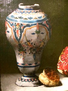 "Nature morte à la grenade" (détail), Théodule Ribot.