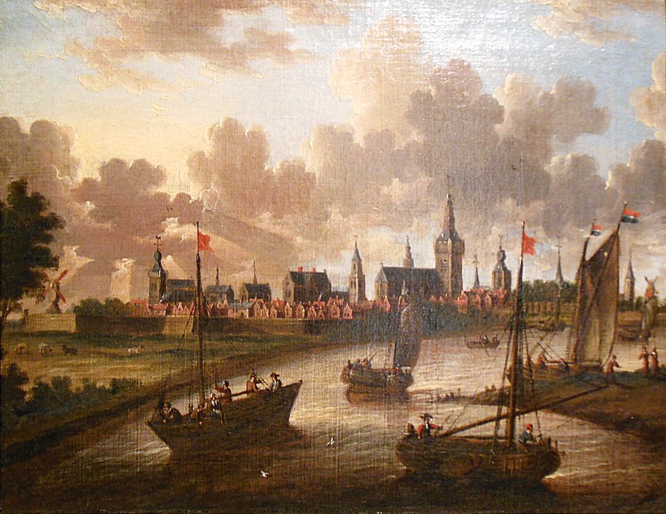 "Vue de Middelbourg", anonyme, 17ème siècle.