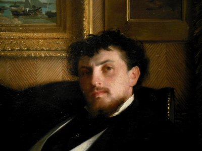 DSCN"Portrait du peintre Albert Duez" (détail), Paul Mathe…