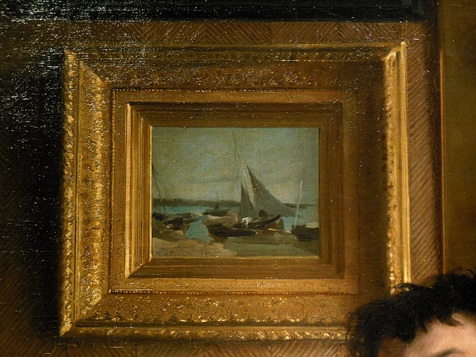 DSCN"Portrait du peintre Albert Duez" (détail), Paul Mathe…