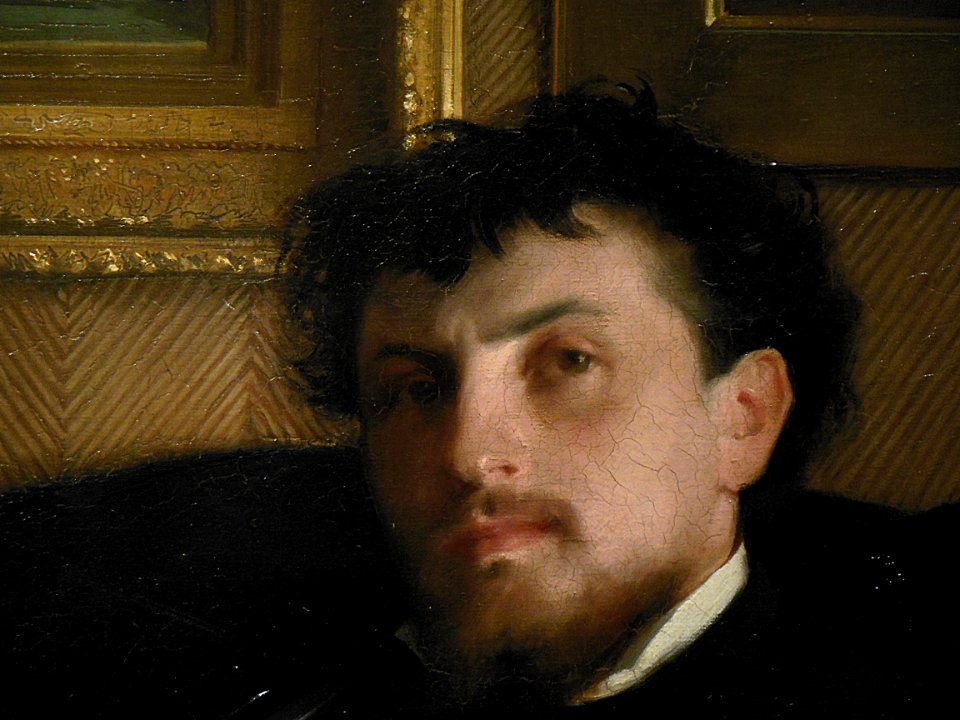 DSCN"Portrait du peintre Albert Duez" (détail), Paul Mathe…
