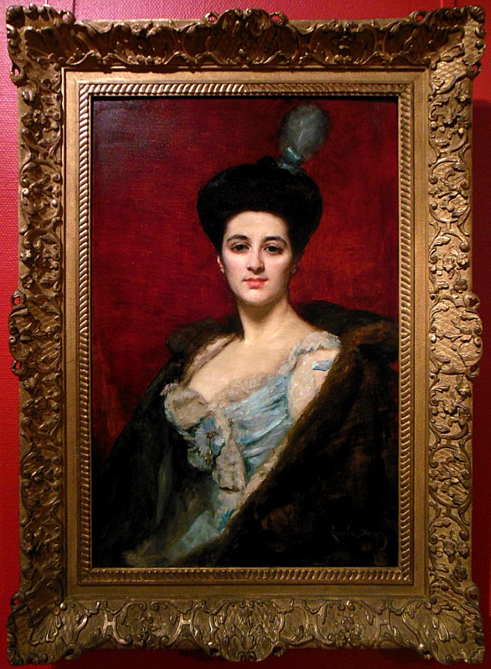 "Portrait de Madame Gettling", Carolus-Duran.