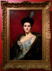 "Portrait de Madame Gettling", Carolus-Duran.