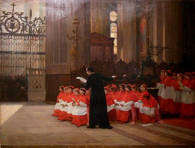 "Une maîtrise d'enfants, souvenir d'Italie", Albert Dawant…