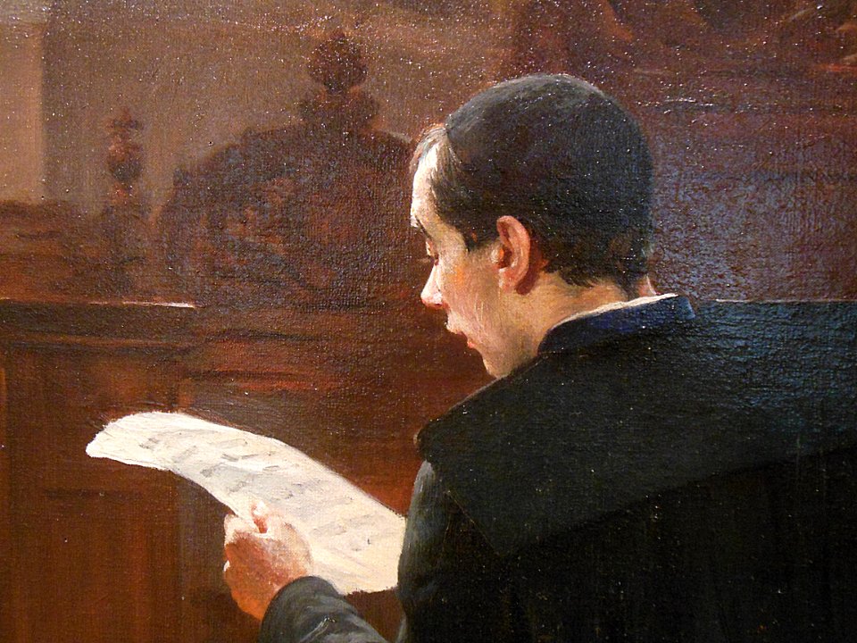 "Une maîtrise d'enfants, souvenir d'Italie" (détail), Albe…