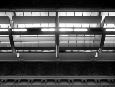 Une vue du plafond de la "Salle des Mays".