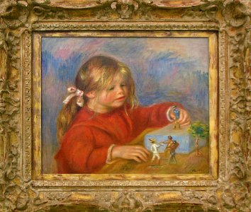 "Claude Renoir jouant", Auguste Renoir, 1905.
