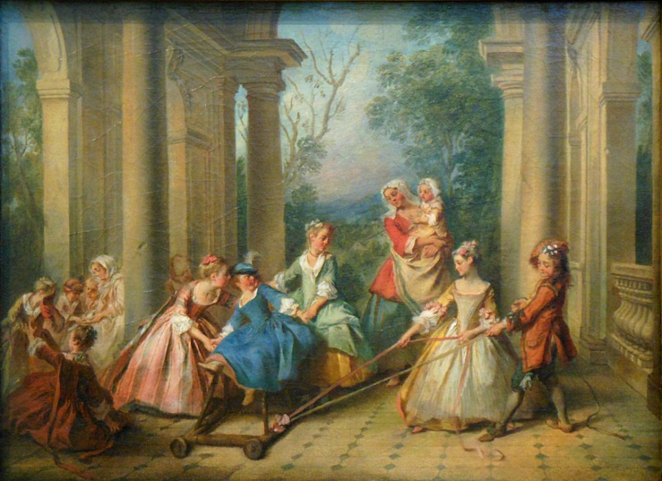 "Les quatre âges de l'homme: l'enfance", Nicolas Lancret, …