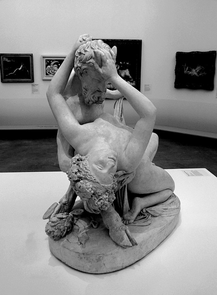 "Satyre et Bacchante", James Pradier, vers 1833.
