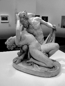 "Satyre et Bacchante", James Pradier, vers 1833.