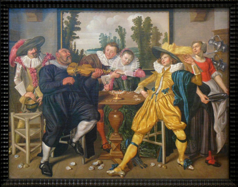 "Joyeuse compagnie", Willem Pieterszoon Buytewech, 1624.