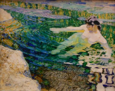 "L'Eau", Frantisek Kupka, 1906-1909.