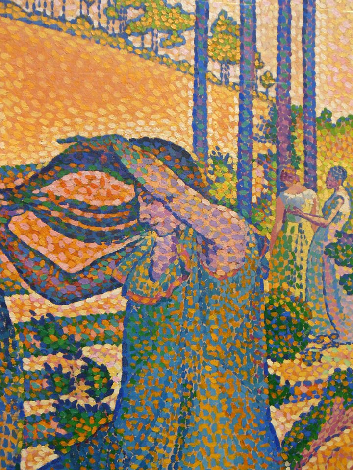 "L'Air du soir" (détail), Henri-Edmond Cross, vers 1893.