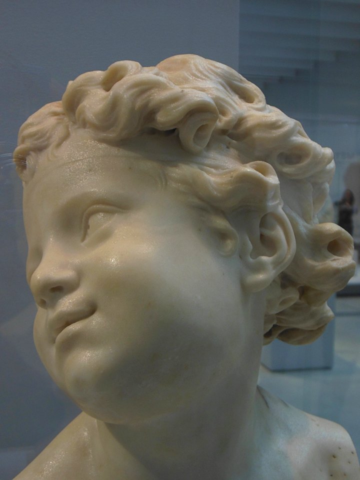 "L'enfant triste" (1770-1775) et "L'enfant gai" (1764), Cl…