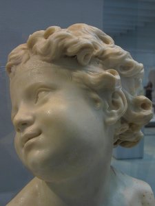 "L'enfant triste" (1770-1775) et "L'enfant gai" (1764), Cl…