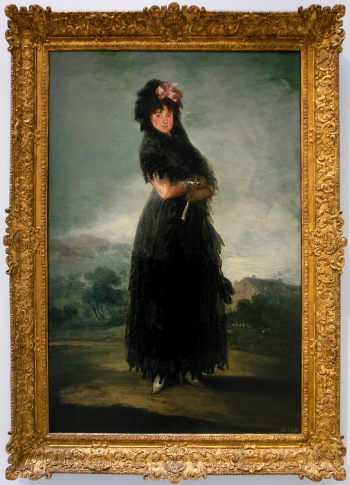 "Mariana Waldstein, neuvième marquise de Santa Cruz", Goya…