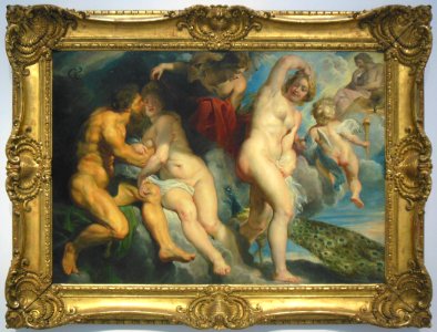 Ixion, roi des Lapithes, trompé par Junon qu'il voulait sé…