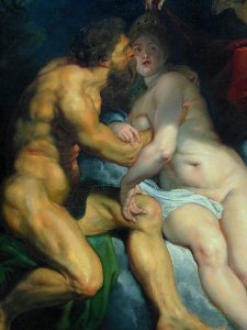 Ixion, roi des Lapithes, trompé par Junon qu'il voulait sé…