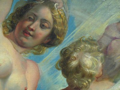 Ixion, roi des Lapithes, trompé par Junon qu'il voulait sé…