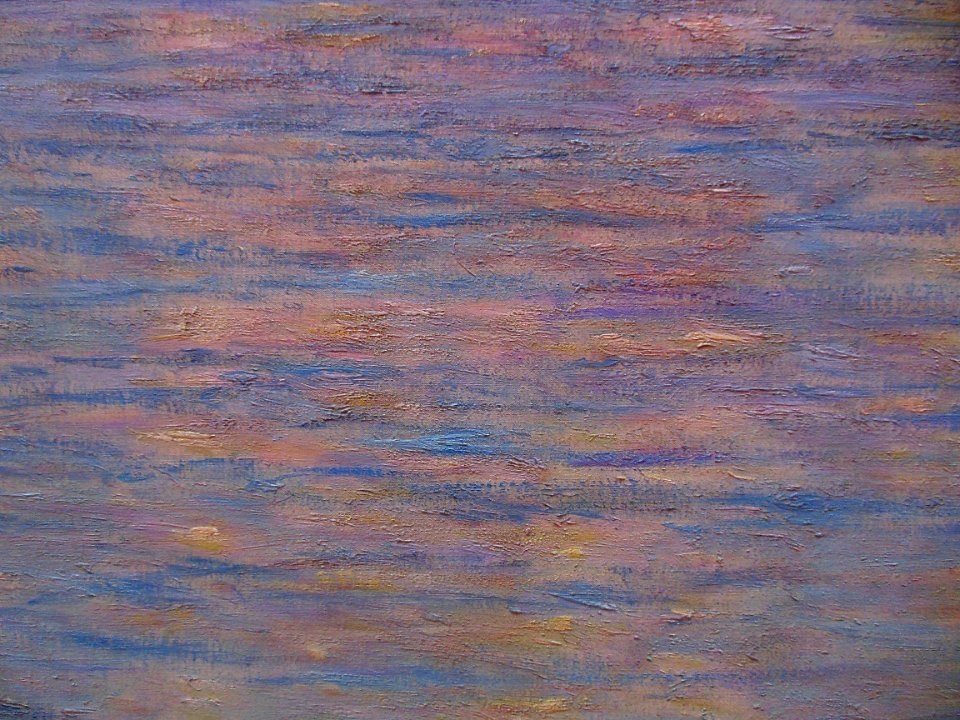 "Vétheuil, le matin" (détail), Claude Monet, 1901.