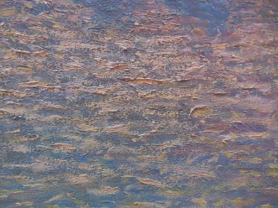 "Le Parlement de Londres" (détail), Claude Monet, 1904.