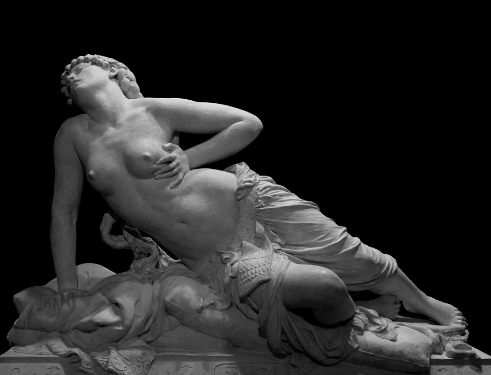 "Cleopâtre", Charles Gauthier, 1880.