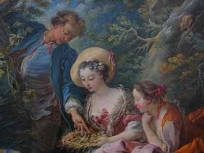 "Le nid", dit aussi "Le présent du berger" (détail). Franç…