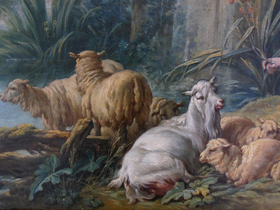 "Le nid", dit aussi "Le présent du berger" (détail). Franç…