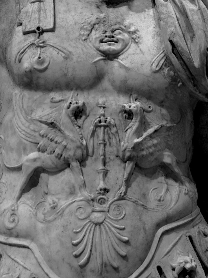 Marc-Aurèle, empereur romain (détail). Italie, vers 160 ap…