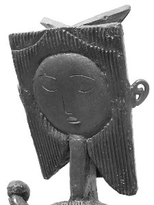"Petite fille sautant à la corde" (détail), bronze, Pablo …