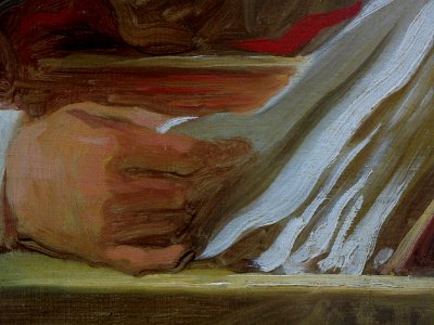 "Figure de fantaisie" (détail), Jean-Honoré Fragonard, ver…