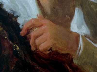 "Figure de fantaisie" (détail), Jean-Honoré Fragonard, ver…