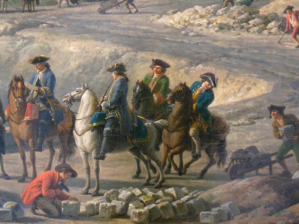 "L'ingénieur Perronet assiste à la construction d'une rout…