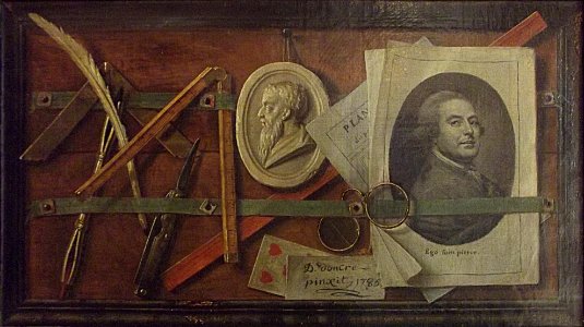 "Trompe-l'oeil", Dominique Doncre, 1785.