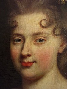 Portrait de le comtesse de Montesquiou (détail), Nicolas d…. Free illustration for personal and commercial use.
