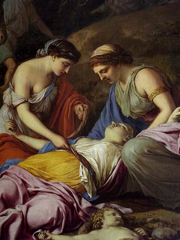 Détail de "La Mort des enfants de Béthel", de Laurent de L…