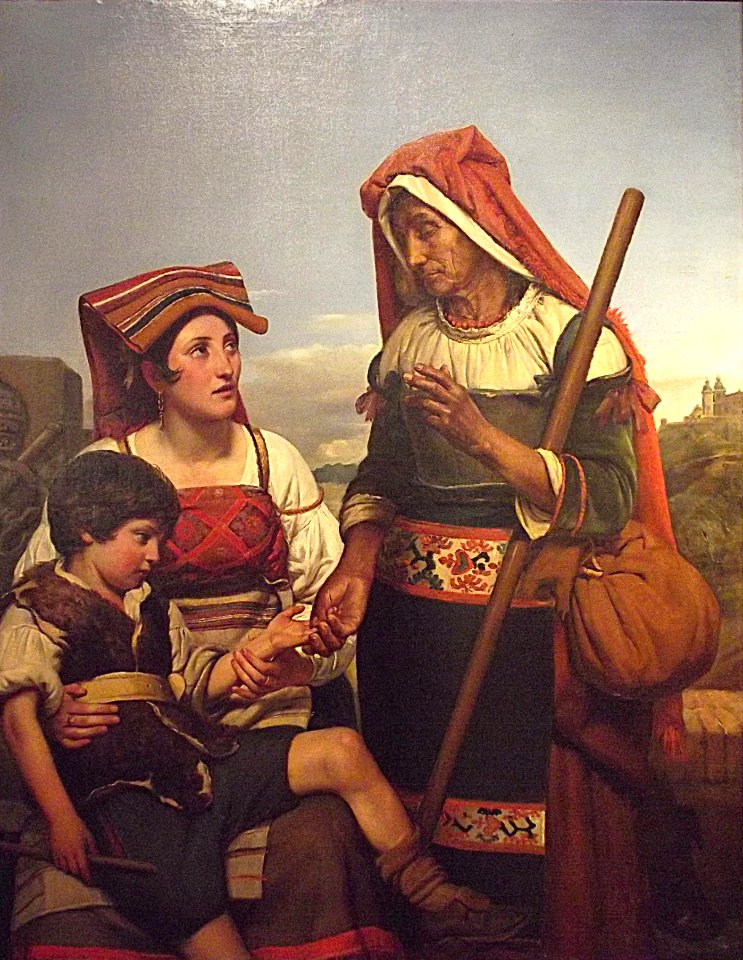 La jeunesse de Sixte Quint, par Jean-Victor Schnetz.
