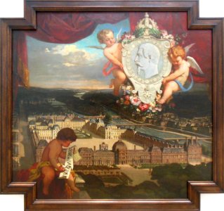 Le Louvre de Napoléon III, Victor Chavet, 1857.