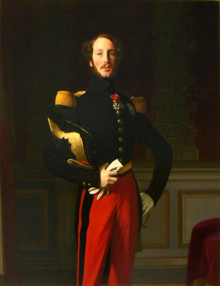 Portrait de Ferdinand-Philippe, duc d'Orléans. Jean-August…