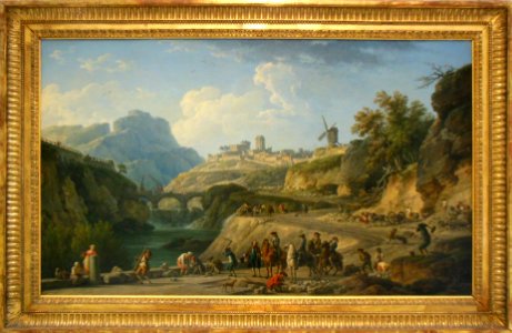 L'ingénieur Rodolphe Perronet assiste à la construction d'…