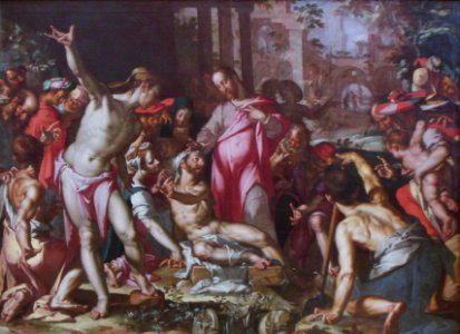 La Résurrection de Lazare, Joachim Anthonisz Wtewael, vers…