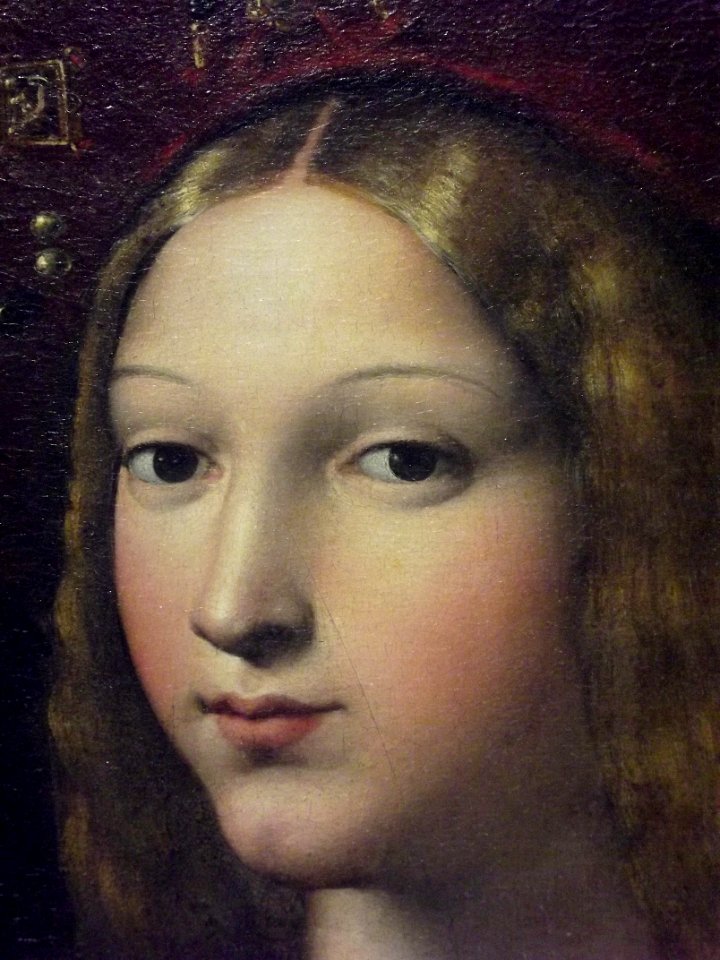 Détail du portrait d'Isabel de Requesens, vice-reine de Na…